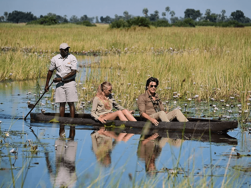 Land Water Safari in Botswana