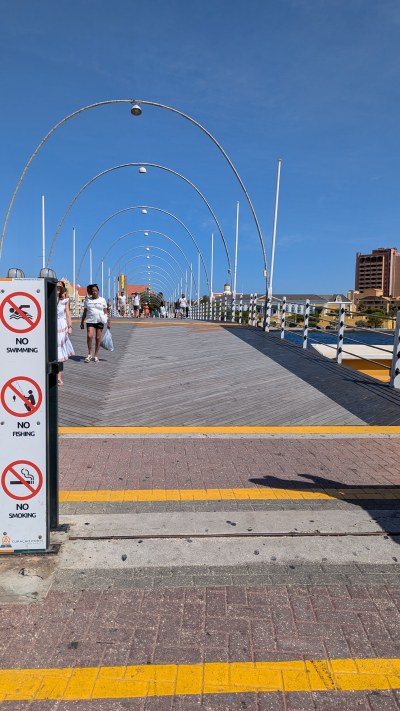 Willemstad, Curacao floating bridge