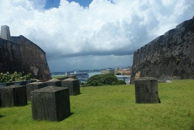 El Muro Fort in Old San Juan in Puerto Rico