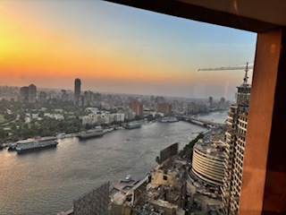 View of traffic from Hilton Ramses