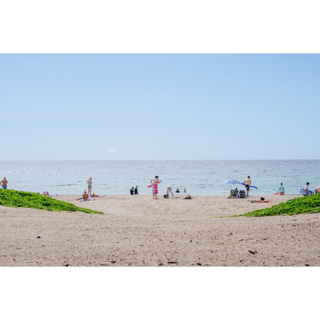 A beach in Waimea, Hawaii as your getaway for October.