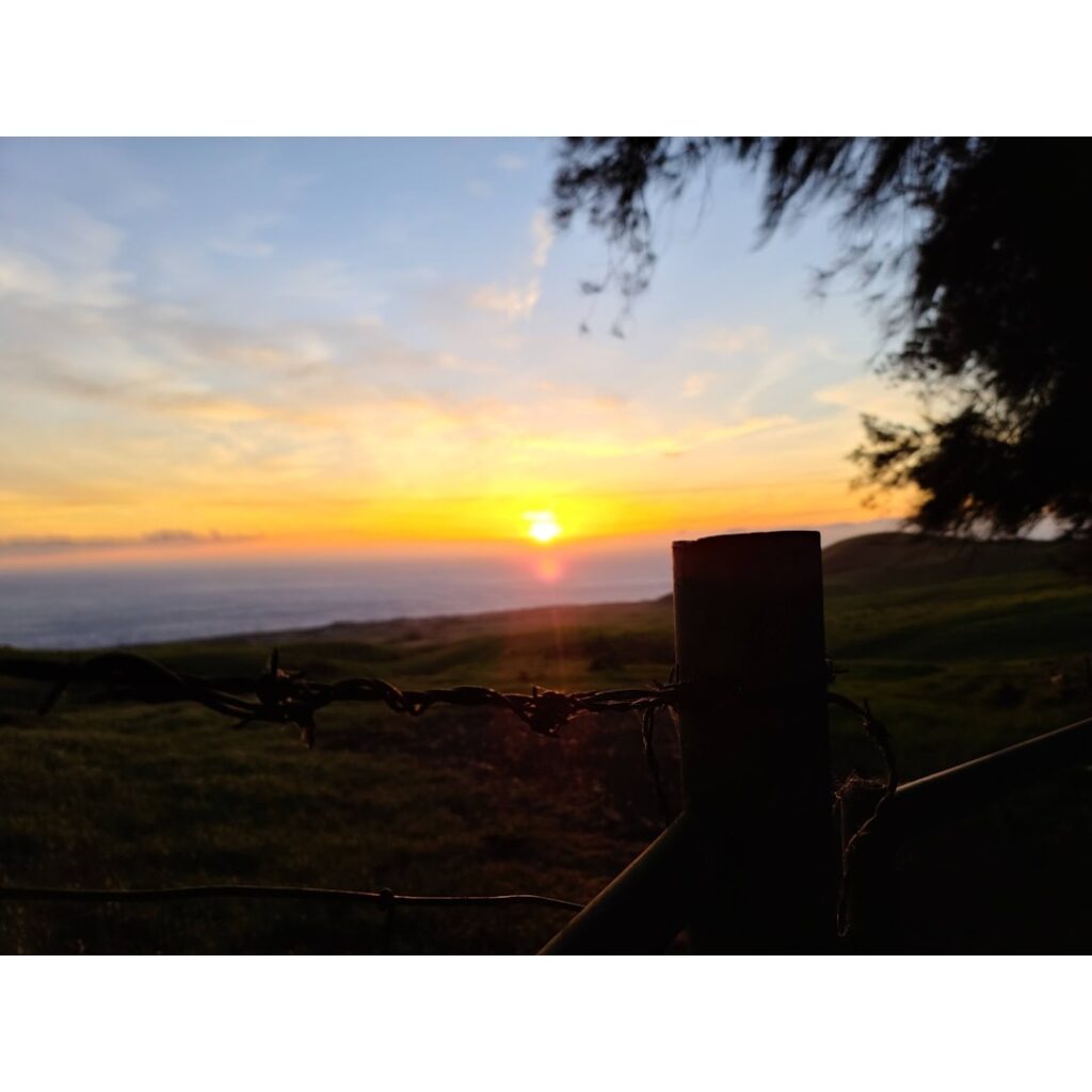 A beach sunset is a perfect place to vacation this October.