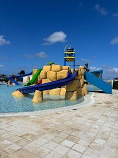 Common children water playground for Jamaica and Lady Hamilton.