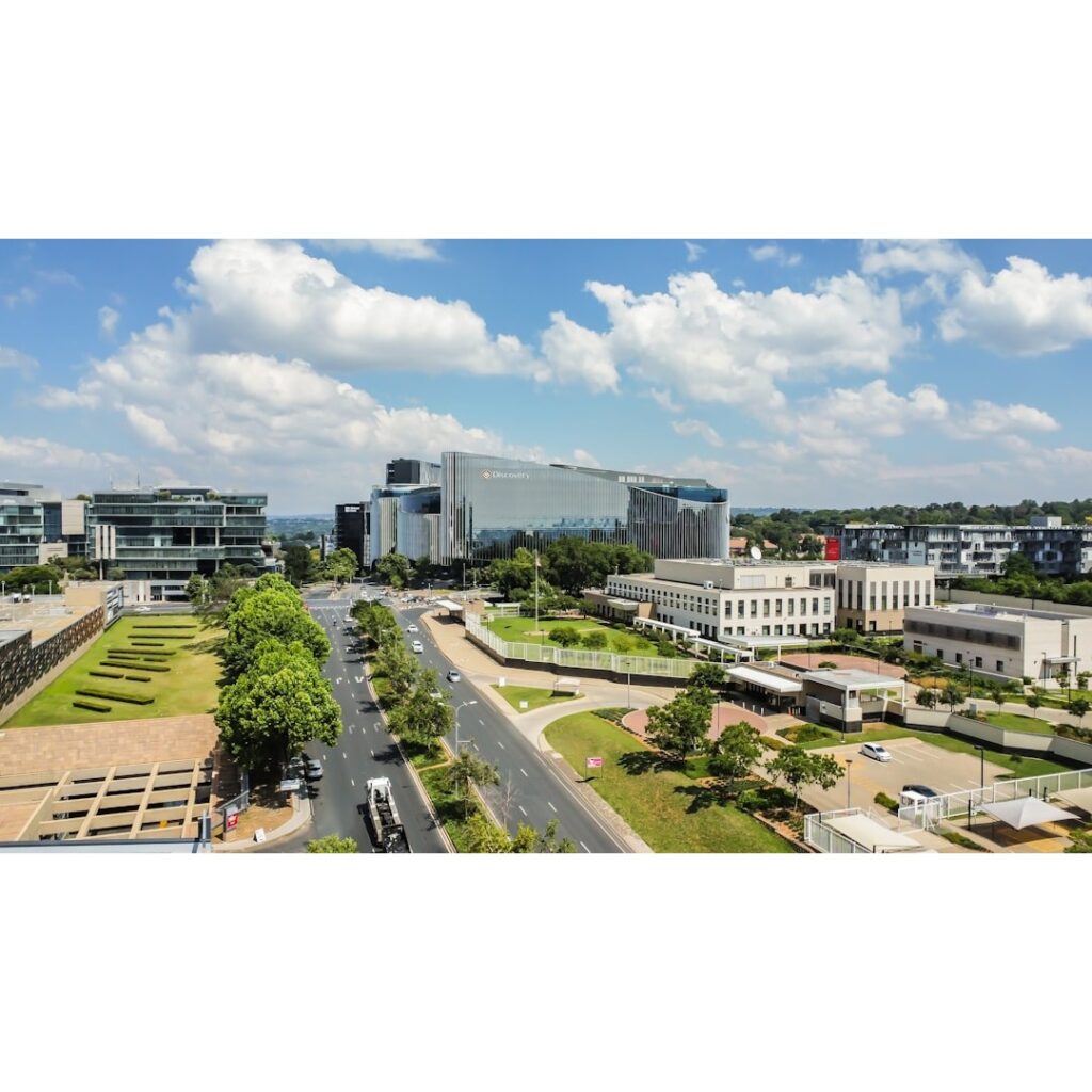 The modern and glamorous side of Johannesburg called Sandton.