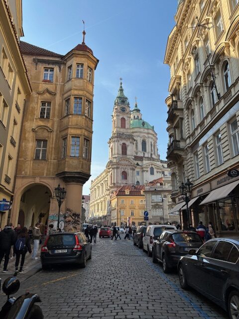 It was a joy walking through the cobbler stone streets in Old Prague, Czech Republic.
