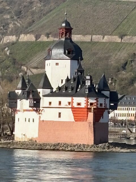 The Plalf Castle impressed me on  Viking Gersemi on our Rhine River Cruise.