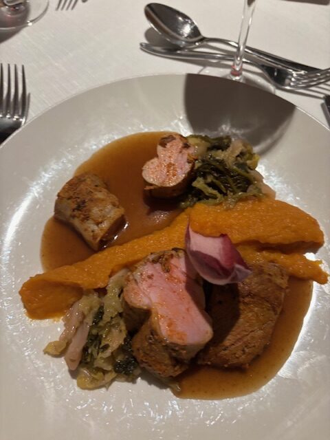 Dinner on Viking Gersemi on Rhine River Cruise.