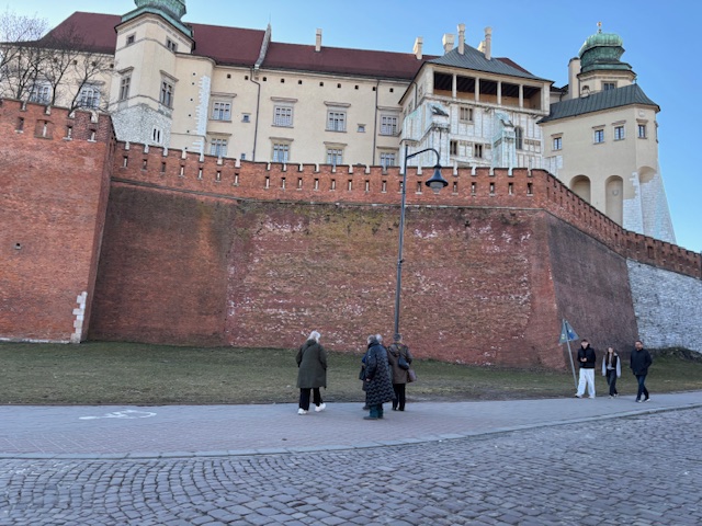 A castle and Cathedral that housed royalties in Krakow Poland.