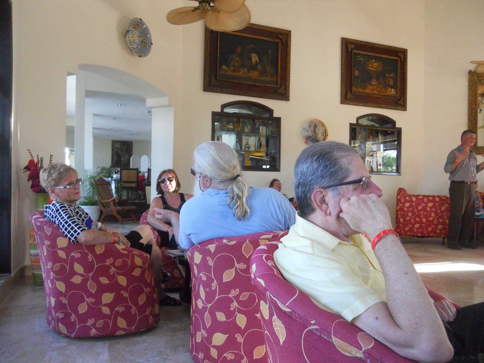 Group in Resort Lounge